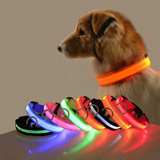 MyFurBuds™ GlowCollar – LED Safety Dog Collar MyFurBuds